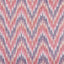 Schumacher Ibiza Flamestitch Berry Fabric