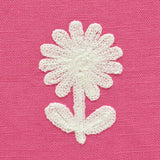 Schumacher Paley Embroidery Pink Fabric