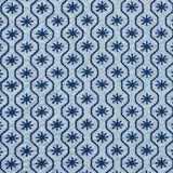 Schumacher Gigi Embroidery Blue Fabric