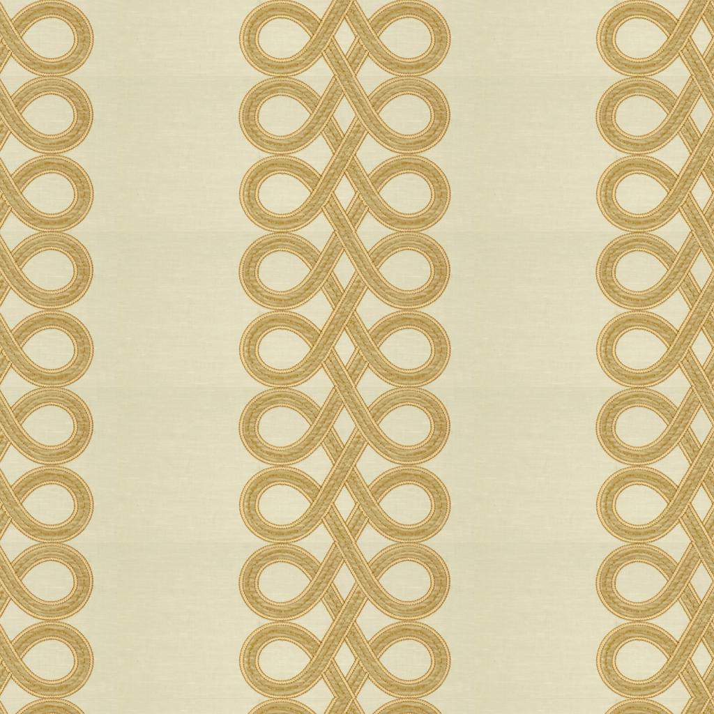 Kravet THE TWIST WHITE GOLD Fabric