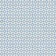 Schumacher Scout Embroidery Blue Fabric