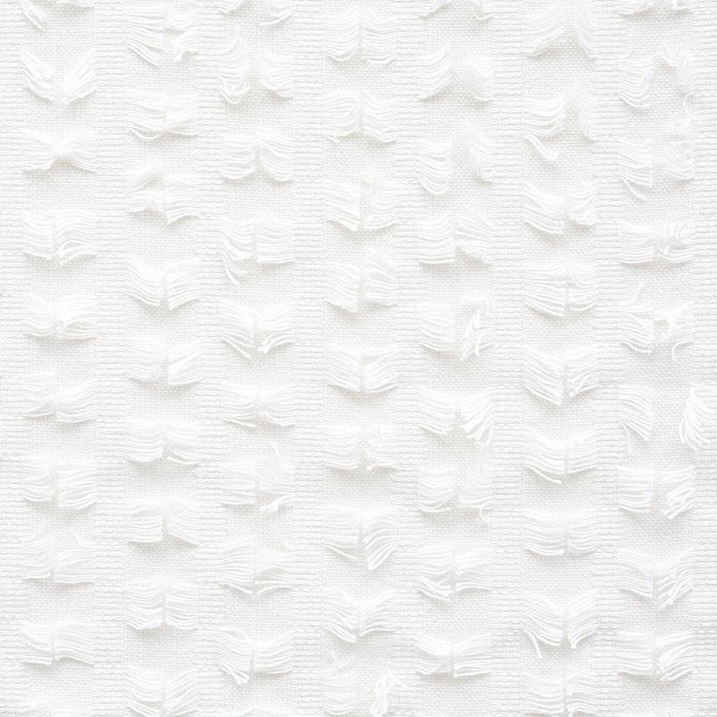 Schumacher Montego Fringe Snow Fabric