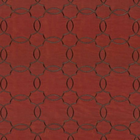 Kasmir Zara Trellis Brick Fabric