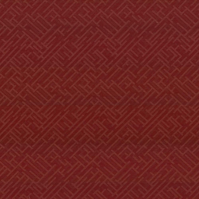 Kasmir Zen Fret Chianti Fabric