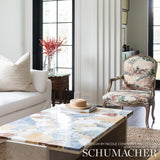 Schumacher Aston Manor Print Document Fabric