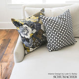 Schumacher Shanghai Peacock Cinnabar Fabric