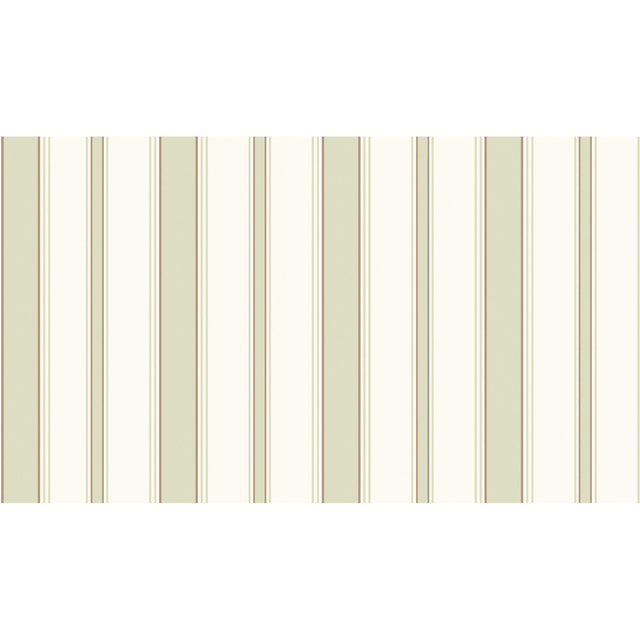 Cole & Son CAMBRIDGE STRIPE OLIVE/WHITE Wallpaper