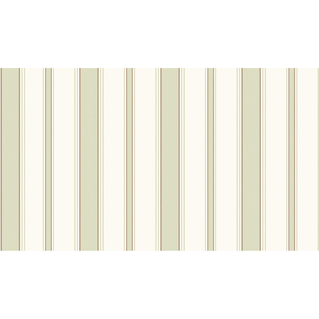 Cole & Son CAMBRIDGE STRIPE OLIVE/WHITE Wallpaper