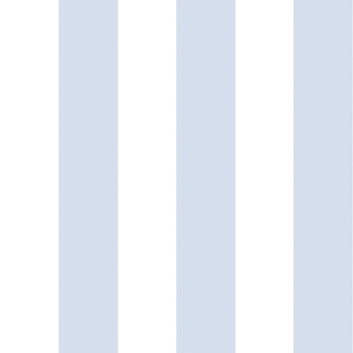 Cole & Son GLASTONBURY STR PALE BL & WT Wallpaper