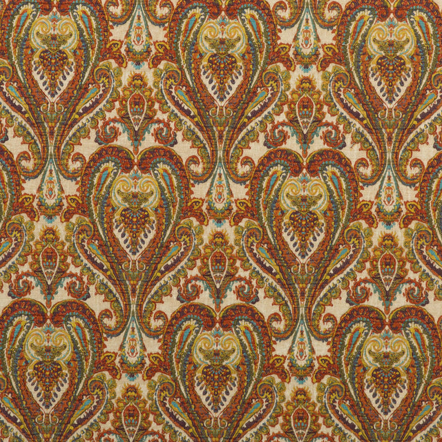 Mulberry BOHEMIAN PAISLEY MULTI Upholstery Fabric