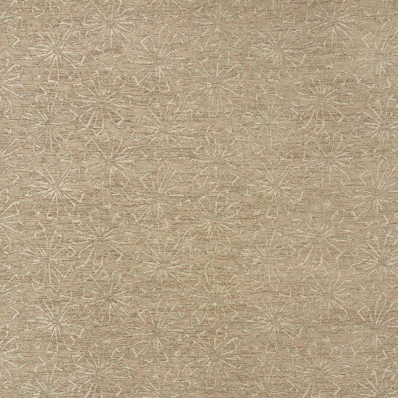 Schumacher Flower Chenille Sandstone Fabric