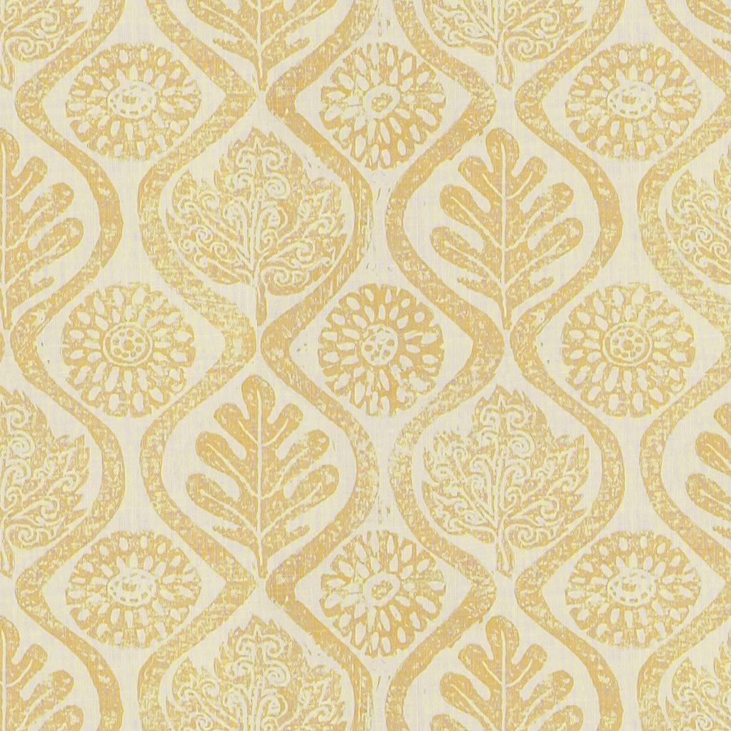 Lee Jofa OAKLEAVES YELLOW Fabric