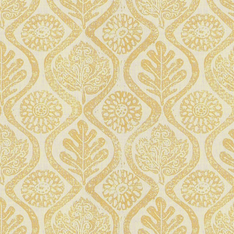 Lee Jofa OAKLEAVES YELLOW Fabric
