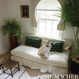 Schumacher Lines Blue Fabric