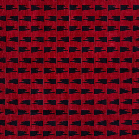 Schumacher Tutsi Red Fabric