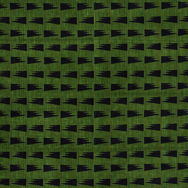 Schumacher Tutsi Green Fabric