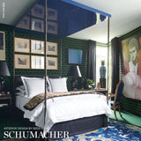 Schumacher Tutsi Green Fabric