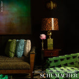 Schumacher Tutsi Green Fabric