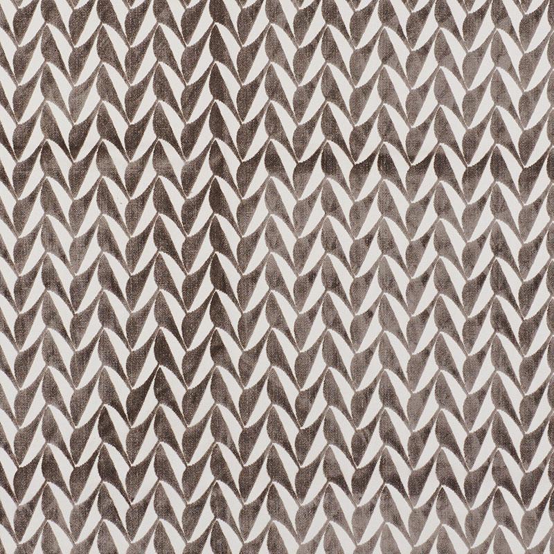 Schumacher Spades Taupe Fabric