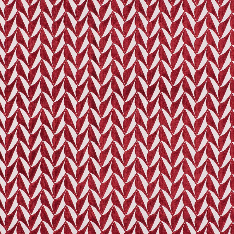 Schumacher Spades Red Fabric