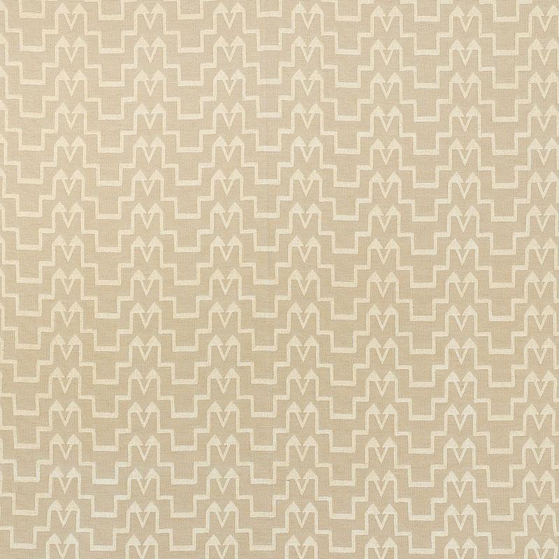 Schumacher Turkish Step Ivory/Natural Fabric
