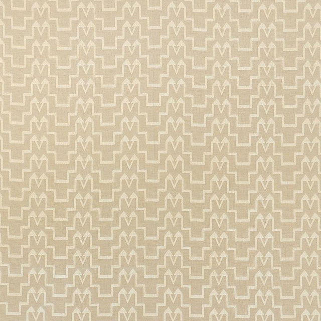 Schumacher Turkish Step Ivory/Natural Fabric
