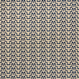 Schumacher Turkish Step Blue/Natural Fabric