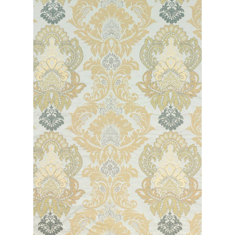 G P & J Baker WATERFORD DAMASK BRONZE/NATURAL Drapery Fabric