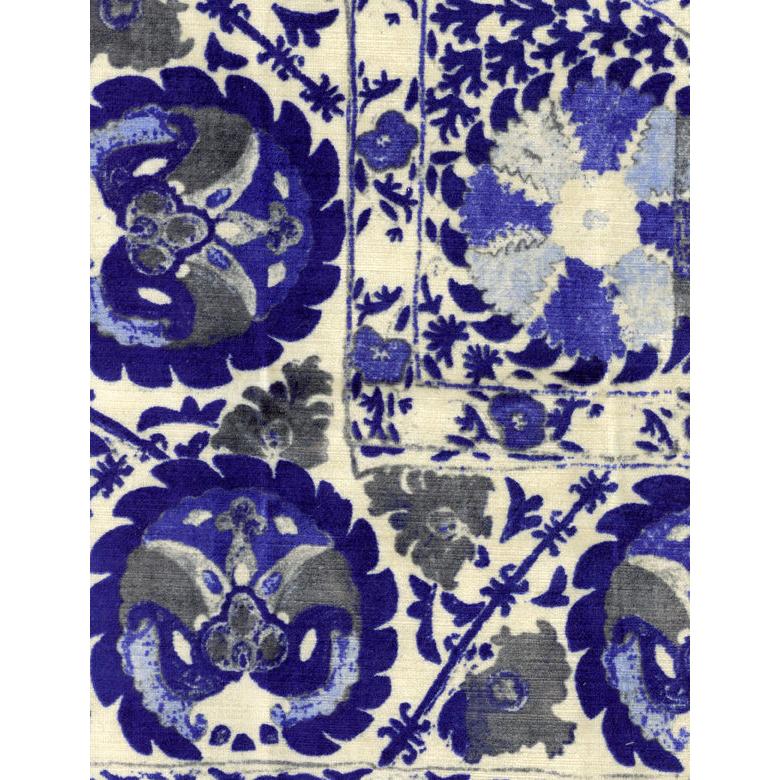 Andrew Martin IZNIK COBALT Upholstery Fabric