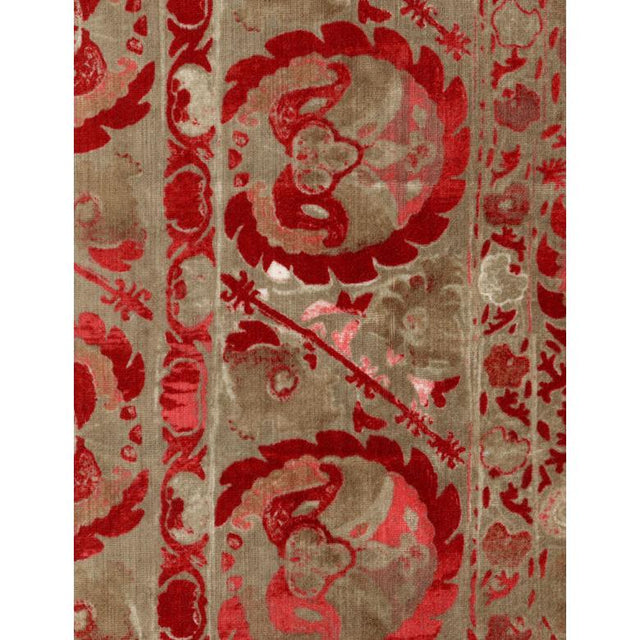 Andrew Martin IZNIK RED Upholstery Fabric