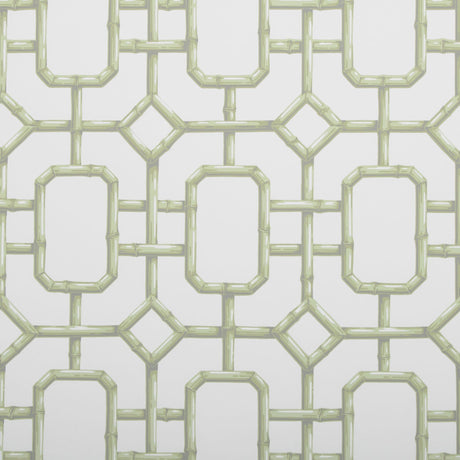 Kravet BAMBU FRET CELERY Wallpaper