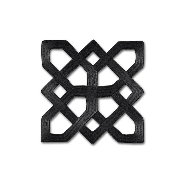 Schumacher Shanghai Appliqu Noir Trim