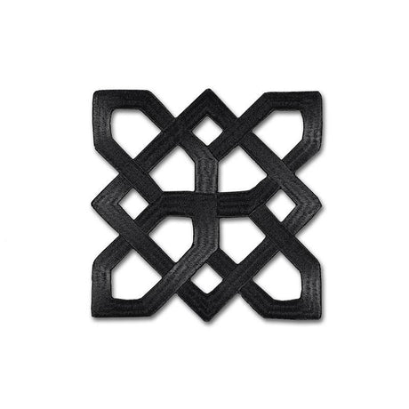 Schumacher Shanghai Appliqu Noir Trim