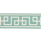 Schumacher Octavius Tape Aqua Marine Trim