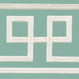 Schumacher Octavius Tape Aqua Marine Trim