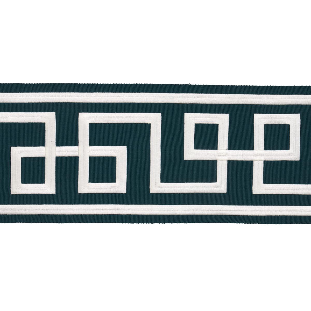 Schumacher Octavius Tape Bleu Marine Trim