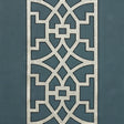 Schumacher Don'T Fret Bleu Marine Fabric