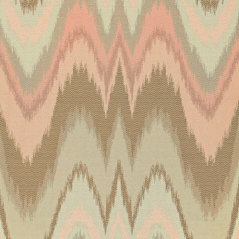 Schumacher Bargello Blush Conch Fabric