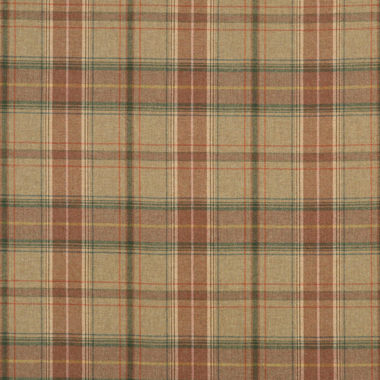 Mulberry SHETLAND PLAID QUARTZ Fabric