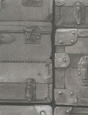 Andrew Martin LUGGAGE GUNMETAL Wallpaper