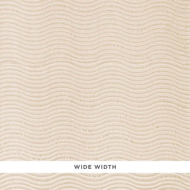 Schumacher Lavaux Sheer Putty Fabric