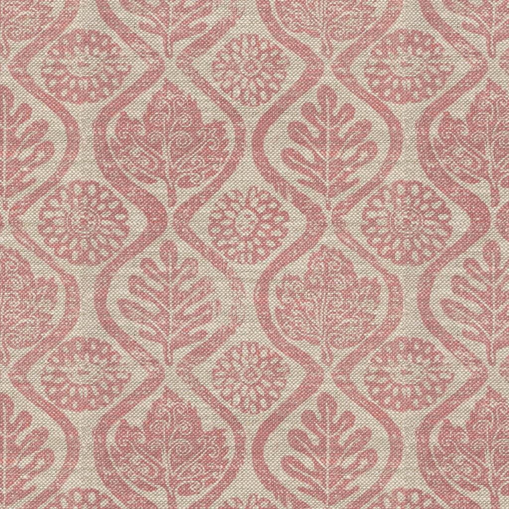 Lee Jofa OAKLEAVES PINK/OATMEAL Fabric