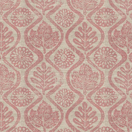 Lee Jofa OAKLEAVES PINK/OATMEAL Fabric
