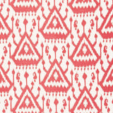 Schumacher Vientiane Ikat Coral Fabric