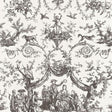 Schumacher Le Couronnement De La Rosiere Grisaille Fabric