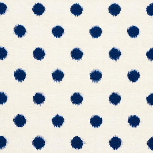 Schumacher Sakuru Ikat Indigo Fabric