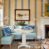 Schumacher Sakuru Ikat Indigo Fabric