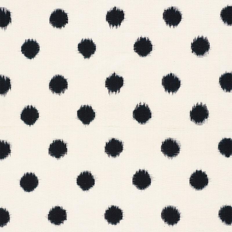 Schumacher Sakuru Ikat Black Fabric
