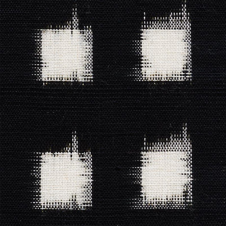 Schumacher Heiho Ikat Black Fabric