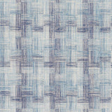 Schumacher Boro Plaid Indigo Fabric